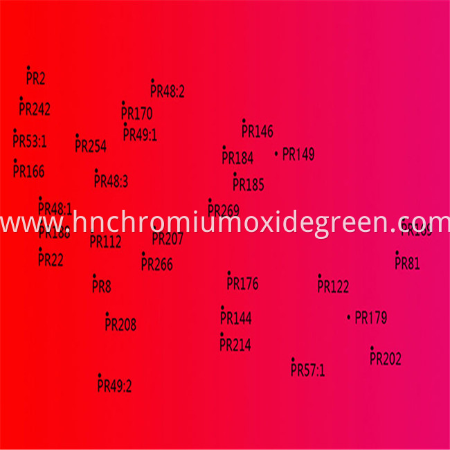 AZO Organic Pigment Color Red Yellow For Dye